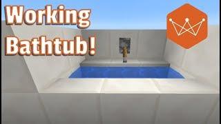 Working Bathtub Minecraft Tutorial