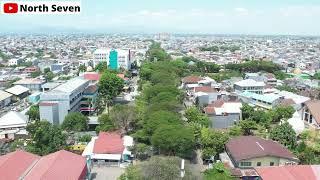 Drone View, pusat kota, Jalan hertasning, Makassar