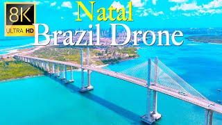 Natal, Rio Grande do Norte, Brazil in 8K UHD Drone