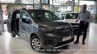 OPEL Combo e Life XL Ultimate 300 km Reichweite 50 Kwh Batterie