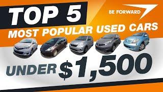 Top 5 Most Popular Used Cars Under $1,500