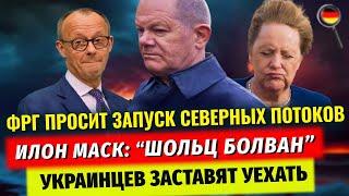 Шольц БОЛВАН, Украинцев ЗАСТАВЯТ уехать, ЗАПУСК северного потока, Конец войны, Новости Германии