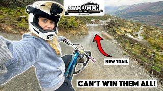 I TRIED THIS NEW TRACK AT REVOLUTION BIKEPARK AND IT DID NOT GO TO PLAN!