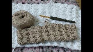 How to Crochet a 3D Bumpy Stitch Blanket Pattern