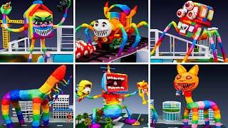  ALL MONSTER Trevor Henderson RAINBOW | Leovincible & Trevor Henderson Creatures with Clay-Part 2