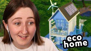 i tried building a fully self-sustaining *eco home* in the sims