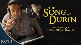 CLIP: John Rhys-Davies (Gimli) recites the Song of Durin!