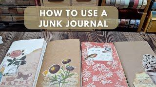 How I Use My Junk Journal  Creative Journaling for Beginners