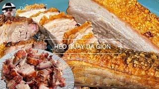 HEO QUAY - Tỉ lệ giấm muối hợp lý để da bì nổ giòn rộp, thịt trắng hồng không xám xịt