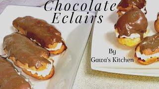 Easy chocolate Eclairs