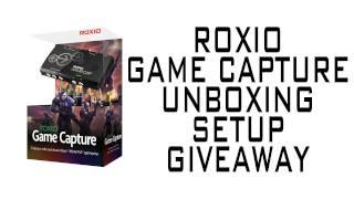 Roxio Game Capture:  Unboxing Setup and Giveaway
