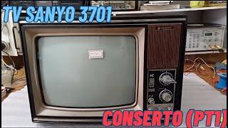 Conserto: TV Antiga Sanyo CTP3701 (pt1) - Muito fuçada!