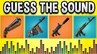 Guess The GUN Sound In FORTNITE BATTLE ROYALE! - Fortnite Quiz #2