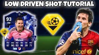*NEW* LOW DRIVEN SHOT PLAYSTYLE!  How to do a Low Driven Shot in FC 25