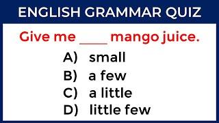 English Grammar Quiz: CAN YOU SCORE 30/30? #challenge 50