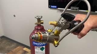 Quick Connector for Gas Cylinder Filling - GQ-QC-CGA590