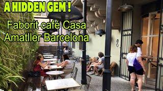 A HIDDEN GEM ‼️ FABORIT CAFE CASA AMATLLER BARCELONA.