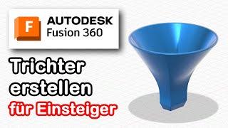 Fusion 360 [deutsch] - Trichter zum Befüllen eines Salzstreuers (Anfänger)