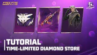 Premium Rewards | Time-Limited Diamond Store | 5th Anniversary | Garena Free Fire MAX
