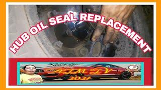 REMOVE DIFF.AXLE FOR REPLACEMENT HUB OIL SEAL|AJM TV.