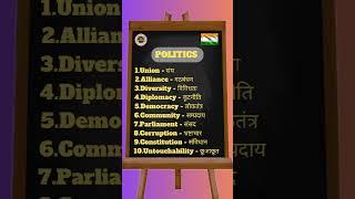 Political Words ## knowledge # fact#viral #short videos##youtube #vk-education