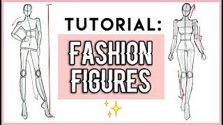 How to draw : Fashion Figures  For beginners! 。°₊·ˈ∗∗