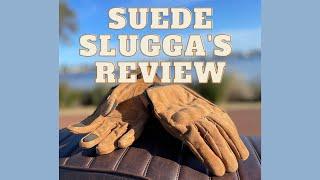 Tan Suede Slugga’s Motorbike glove Review (Black Pup Moto)