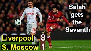 Liverpool vs Spartak Moscow 8 - 1 (Agg) - devastating attacking - 2017 Champions League