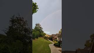 Beautiful Huge rainbow over Woodstock GA