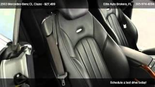 Mercedes-Benz CL Class CL55K AMG @ Elite Auto Brokers