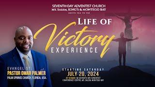Life of Victory Experience || with Pastor Omar Palmer  || Sunday July 21, 2024