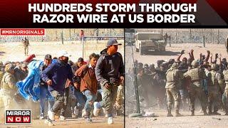 US Texas Border Breach | Hundreds of Migrants Break El Paso Border’s Barriers, Pushed Guards