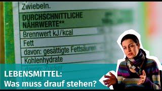 Lebensmittel: Was muss draufstehen?