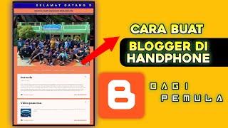 Cara Membuat Blogger - Cara Bikin Blogger | Cara Daftar Blogger Di Hp Android 2023