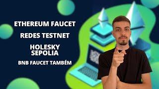 COMO PEGAR ETHEREUM FAUCET TESTNET NA HOLESKY OU BNB TESTNET #ethereumfaucet #faucetbnb