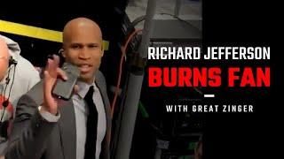 Richard Jefferson burns fan with funny line about wife