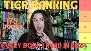 TIER RANKING EVERY BOOK I READ IN 2024 | 175+ book recommendations