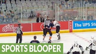 Devastating knockout during AHL hockey brawl