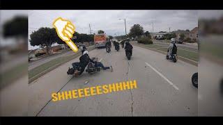 MINIBIKES CRASH AT BIGGEST RIDE OUT IN HISTORY OVER 200+ MINI BIKES