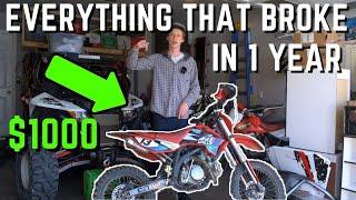 1000$ Amazon Dirt Bike After 1 Year! Did The Apollo RFZ Hold Up To The Enduro?