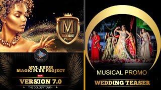 Edius Wedding Teaser II Promo  II Musical Theme II MVL  Edius Magic Plus V 7