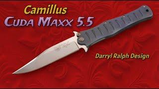 Blast from the Past XL Framelock: Camillus Cuda Maxx - Darryl Ralph Design!