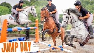 Jumping ALL of my ponies (Winnies first jump)