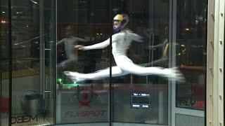 Young pioneers push boundaries of freestyle indoor skydiving