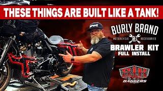 Full Brawler Install! Protect Your Harley!@BurlyBrand96