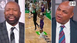 Inside the NBA Reacts to Joe Mazzulla Trying to Block a Shot