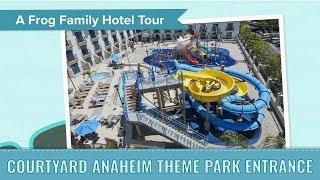 Anaheim Hotel Tour - Courtyard Anaheim Theme Park Entrance Hotel, an Undercover Tourist Postcard