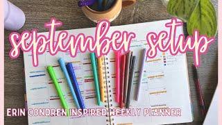 september setup // monthly plan with me // functional planning 