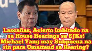Duterte Iyak: Hearings sa EJKs Nagsimula na! DDS Berdugo Lascanas, Acierto Imbitado sa Next Hearing!