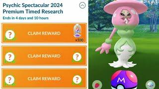 New $2 "Psychic Spectacular" premium research || PokemonGo